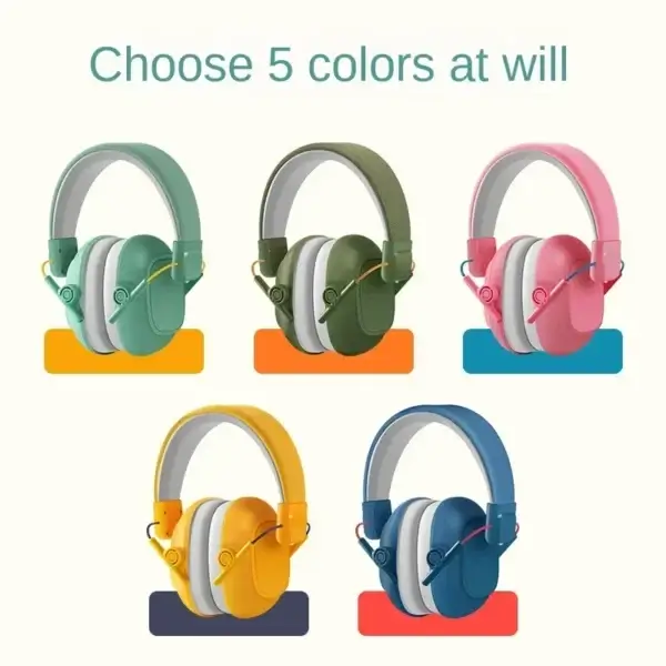 Baby Headphones Noise-Cancelling Earmuffs For Learning & Travel Comfort - Image 3