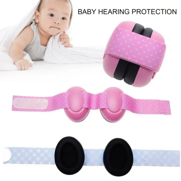 Baby Headphones Adjustable, Noise Cancelling for Infants 0-36 Months - Image 4