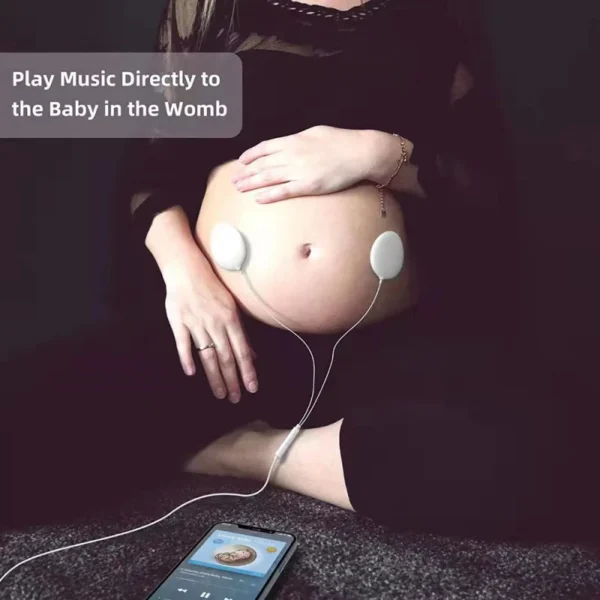 Baby Headphones Prenatal Belly Speakers Music for Baby Safety Comfort - Image 3