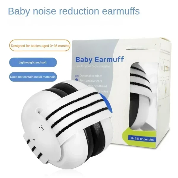 Adjustable Baby Headphones for Noise Protection, Sleep & Travel Use - Image 3