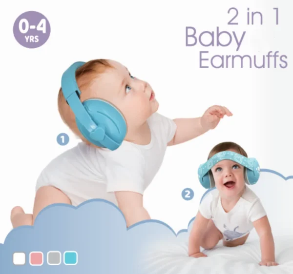 Baby Headphones Adjustable Noise-Proof For Kids Sleep Airplane