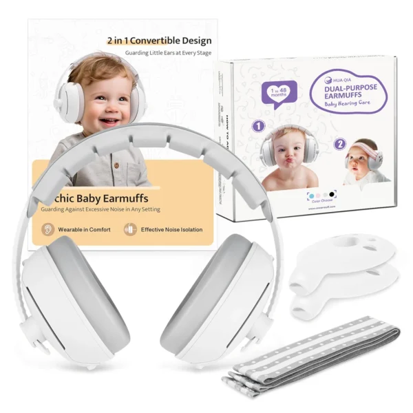 Baby Headphones Noise Reduction Earmuffs For Toddlers Sleep Protection