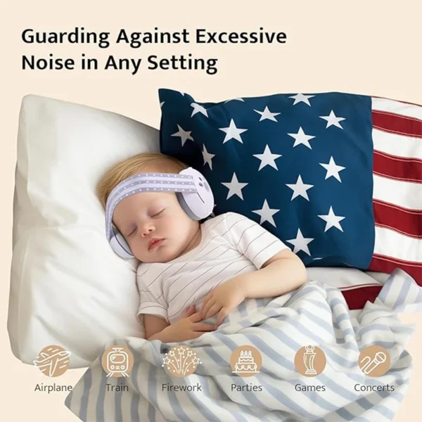 Baby Headphones Noise Reduction Earmuffs For Toddlers Sleep Protection - Image 6