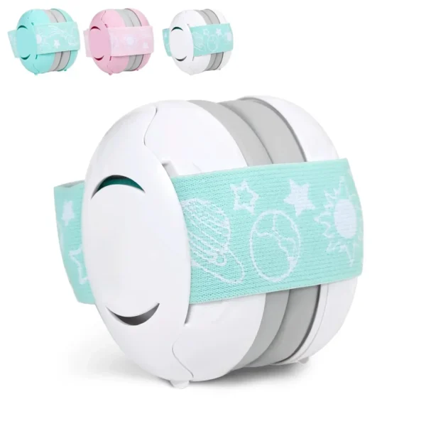 Baby Headphones Noise Cancelling Earmuffs for Infant Ear Protection Travel - Image 2