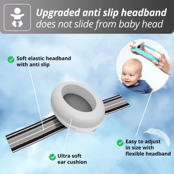 Baby Ear Protection Noise Reduction Earmuffs Headphones For Sleep Safety - Image 4
