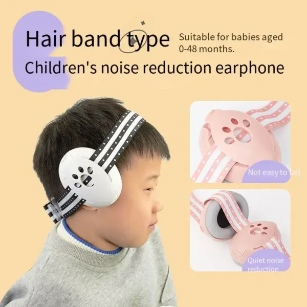 Baby Adjustable Noise-Proof Earmuffs For Outdoor Sleep And Travel - Image 5