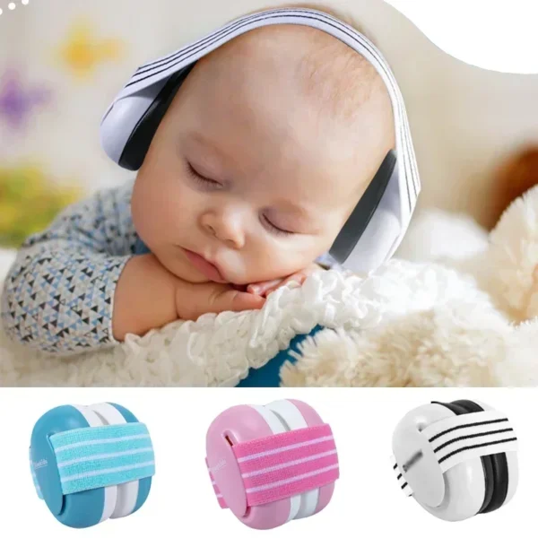Adjustable Baby Headphones for Noise Protection, Sleep & Travel Use