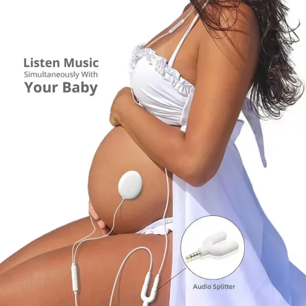 Baby Headphones Prenatal Belly Speakers Music for Baby Safety Comfort - Image 2